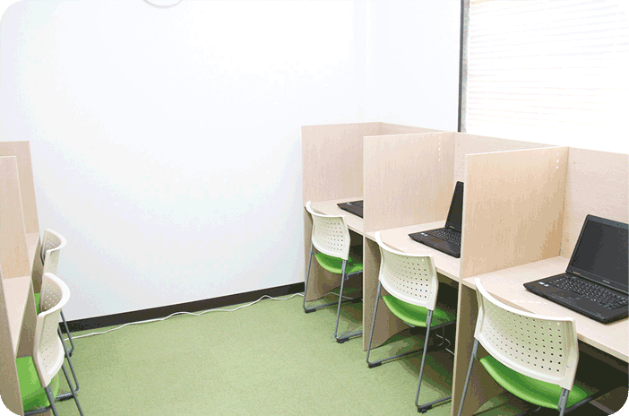 就労継続支援事業所A型「つむぎ」の室内写真